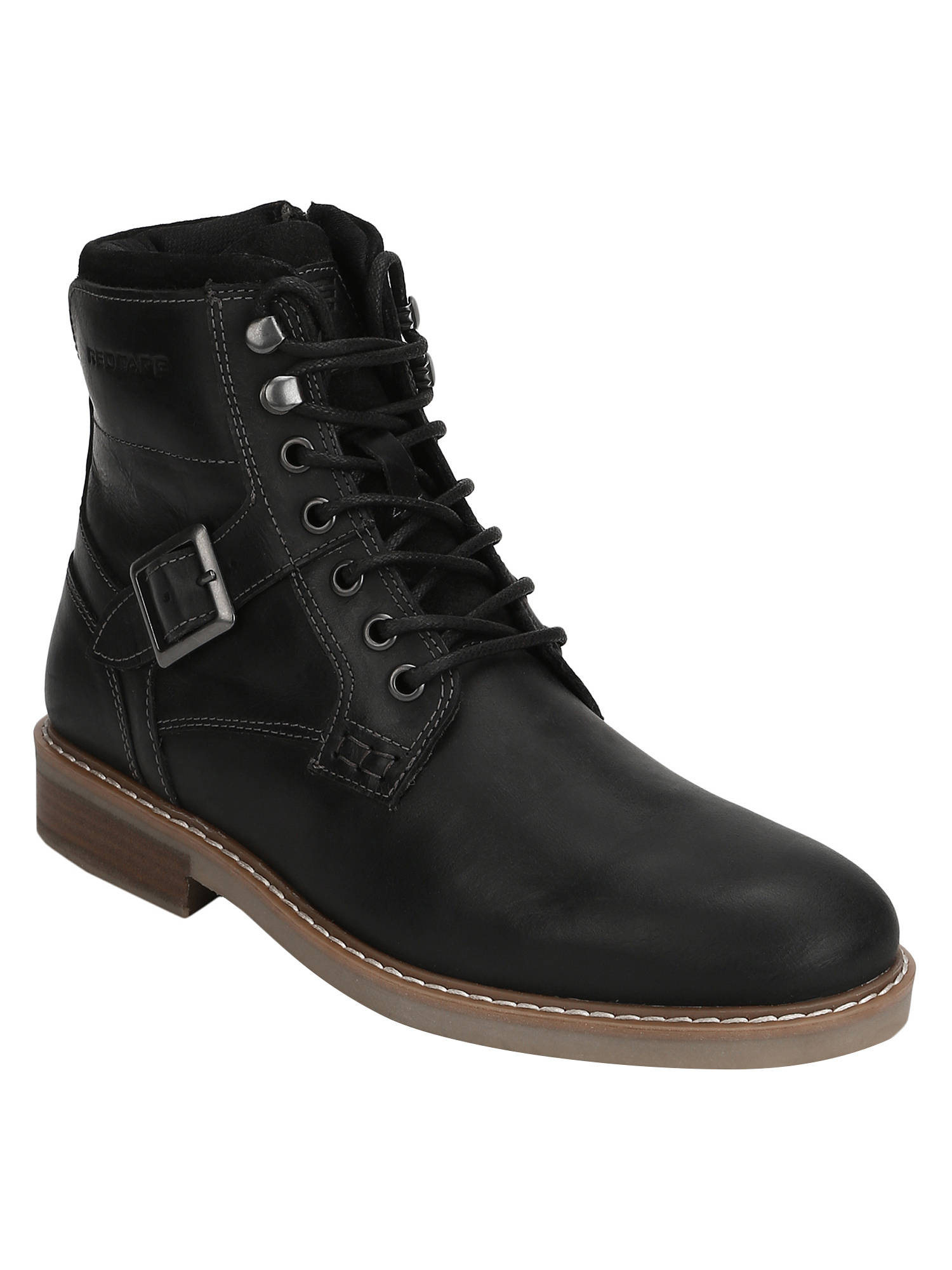 Buy Red Tape Black Biker Boot Online 