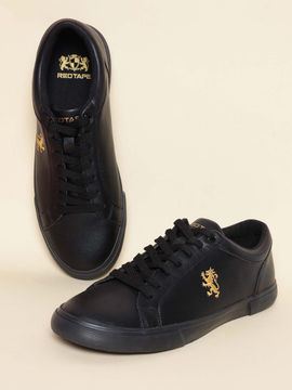 red tape shoes sneakers black