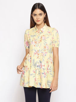 Oxolloxo - Yellow Floral Tunic