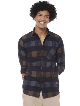 Campus Sutra - Men Checkered Casual Multicolor Shirt