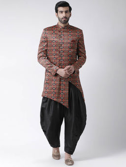 HANGUP - Multi-Color Printed Sherwani And Pjyama (Set of 2)