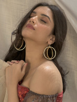 Suhani Pittie - Multi-Color 22k Gold Plated Earrings