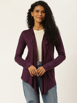 Trend Arrest - Solid Purple Shrug