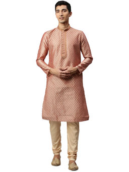 Manyavar - Men's Gajaree Kurta with Pencil Pajama (Set of 2)