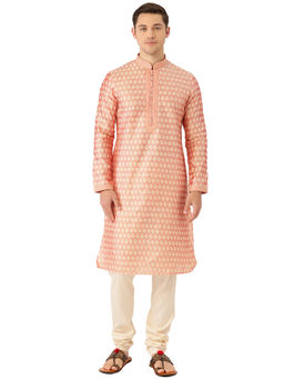 Manyavar - Men's Gajaree Kurta with Pencil Pajama (Set of 2)