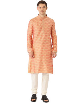 Manyavar - Men's Gajaree Kurta with Pencil Pajama (Set of 2)
