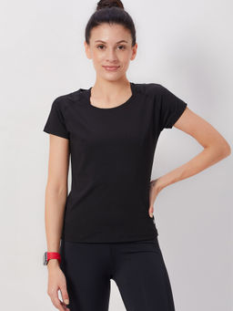 SEEQ - The Black Perfect Mesh Mash T-shirt