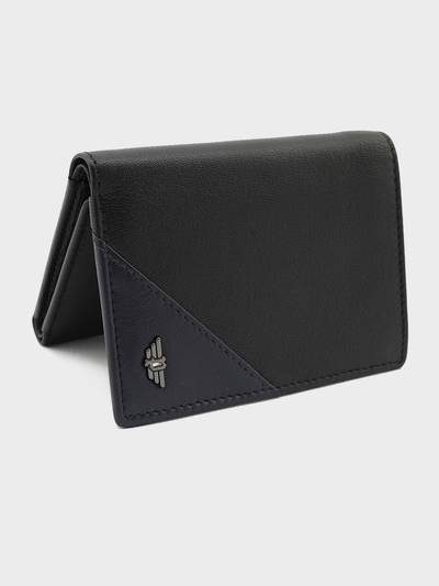 Black Color Groix Tri Fold Wallet