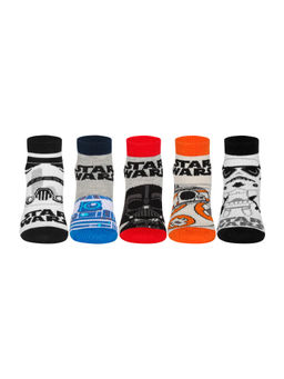 Supersox - Multi-Color Disney Star Wars Ankle Length Socks (Pack of 5)