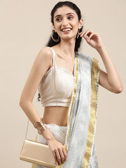 Geroo Jaipur - Handcrafted Shibori Bandhnai Kota Art Silk Saree