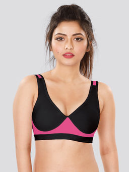 Dermawear - SB-1102 Non Padded Wire Free Sports Bra - Multi-Color