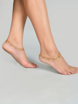 Silvermerc Designs - Traditional Ethnic Samira Tasselled Anklet