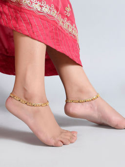 Silvermerc Designs - Geru Samantha Bridal Anklets