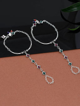 Silvermerc Designs - Silver Brass Anklets