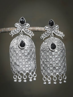 Silvermerc Designs - Silver Brass Earrings