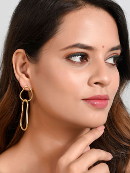 Silvermerc Designs - Gold Plated Mondano Earrings