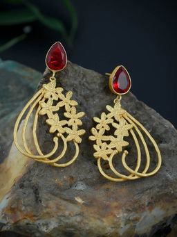 Silvermerc Designs - Gold Brass Earrings