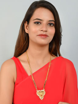 Silvermerc Designs - Gold Plated Radhika Pendant Mangalsutra