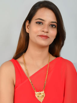 Silvermerc Designs - Gold Plated Gopalika Pendant Mangalsutra