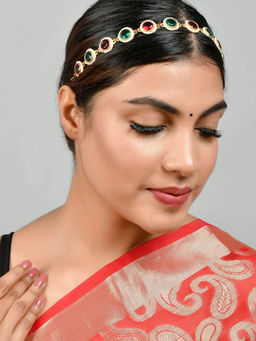 Silvermerc Designs - Multi stone Head Chain