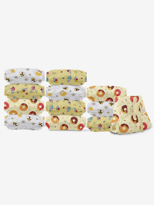 Superbottoms Dry Feel Langot Sweet Tooth Collection (Pack of 12)