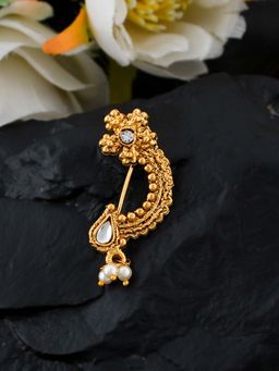 Silvermerc Designs - Alia Traditional Marathi Nose Ring