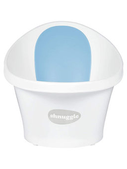 Shnuggle - Bath Tub Shnuggle Bath White & Blue White With Blue Birth+ to 18M