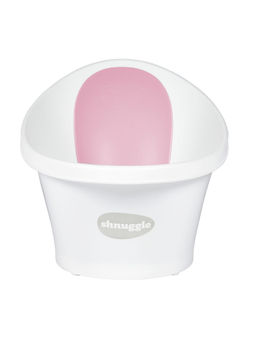 Shnuggle - Bath Tub Shnuggle Bath White & Pink White With Pink Birth+ to 18M