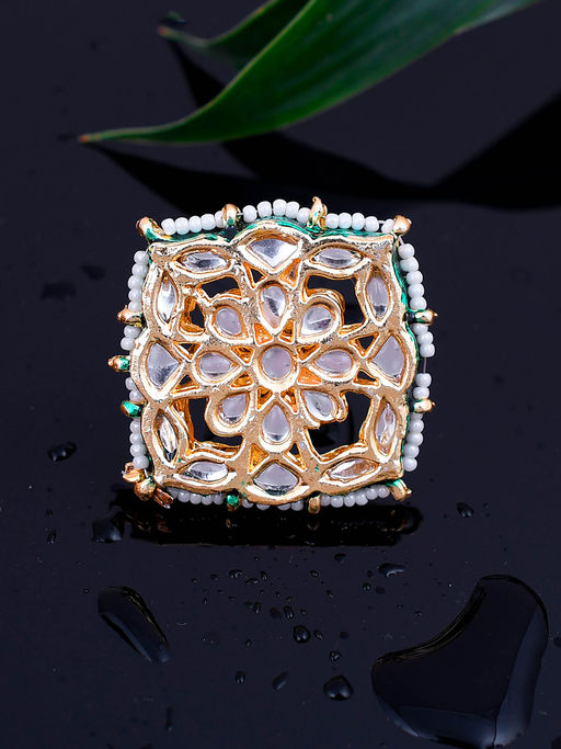 Silvermerc Designs Gold Brass Ring