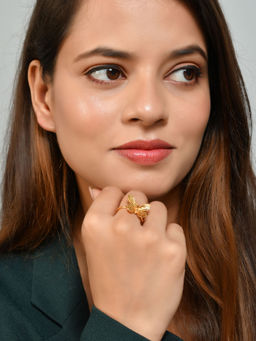 Silvermerc Designs - Gold Plated New Life Butterfly Ring