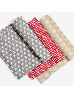 Superbottoms - 100% Cotton Mul Swaddle for Newborn (Pack of 3)