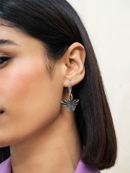 Shaya by CaratLane - Chasing My Honest Effort Butterfly Earrings in 925 Silver