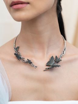 Shaya by CaratLane - Chasing My Bold Choices Butterfly Necklace in 925 Silver