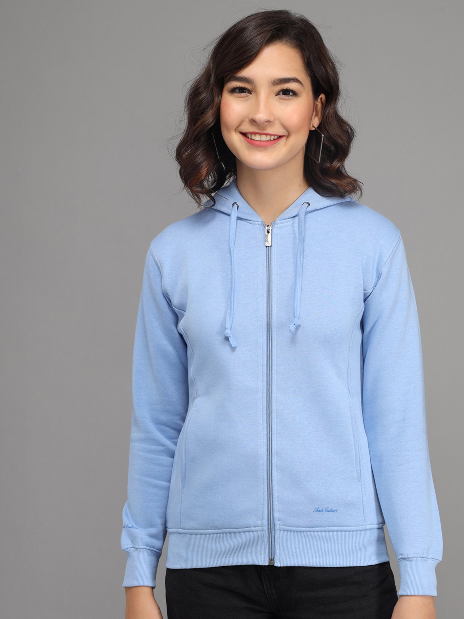 Full Sleeve Zipper Hoodie Sweatshirt 