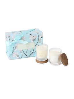 Niana - Blue Signature Candle Duo - Cool Fresh & Mandarin Lime