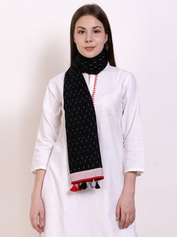 Biba - Black Printed Scarf