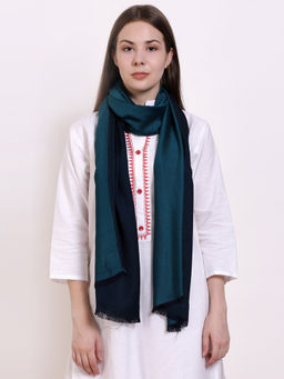 Biba - Teal Solid Scarf