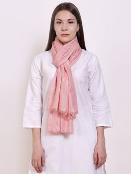 Biba - Pink Embellished Scarf