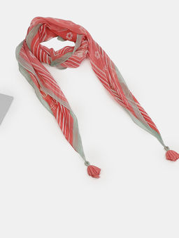 Label Ritu Kumar - Coral Printed Scarf