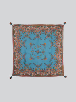 Label Ritu Kumar - Blue Printed Scarf