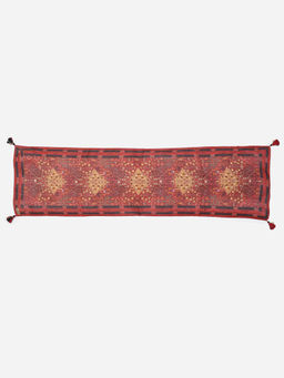 Label Ritu Kumar - Red Printed Scarf