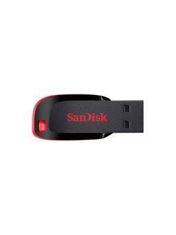 SanDisk - Cruzer Blade SDCZ50-128G-I35 USB 2.0 128GB Pen Drive (Red and Black)