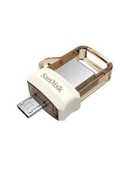 SanDisk - Ultra Dual 64GB USB 3.0 OTG Pen Drive (Gold)