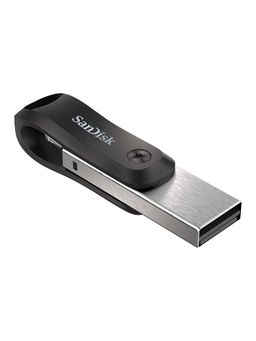 SanDisk - 64GB iXpand Flash Drive Go for iPhone and iPad - SDIX60N-064G-GN6NN
