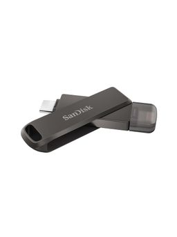 SanDisk - 64GB iXpand Flash Drive Luxe for iPhone, Type-C Android phone & other devices