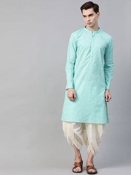 See Designs - Lime Green Chikankari Embroidered Kurta
