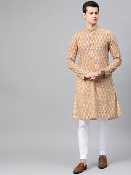See Designs - Off White Printed 1 Kurta