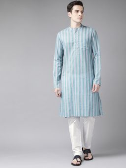 See Designs - Men Multi Printed Straight Kurta