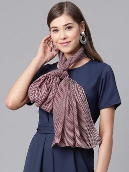 WEAVERS VILLA - Rust Printed Scarf