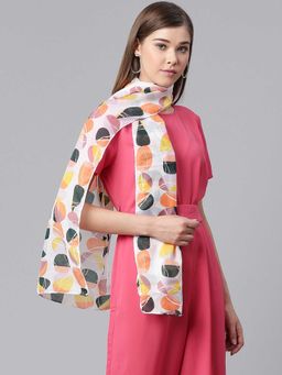 WEAVERS VILLA - Multi-Color Printed Scarf